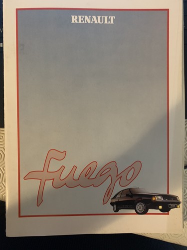 Renault fuego turbo gts - fuego, et