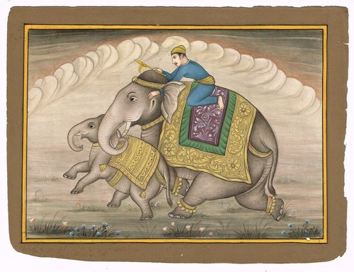 Indien miniature ancien - indien,