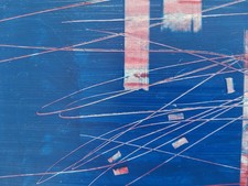 huile sur carton/abstrait