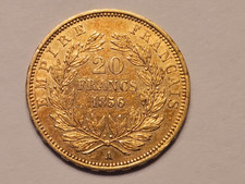1856 A France 20 Francs Gold