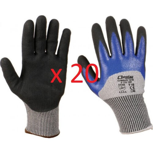 Paires gants handsafe - 20,