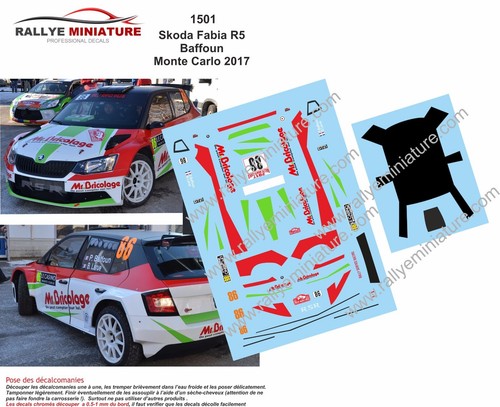 Decals ref 1501 skoda - ref,