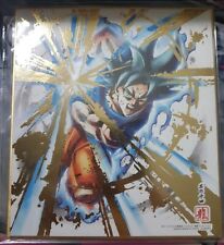 Carte Dragon Ball Super DBZ Shikishi Art 6 Goku UltraInstinct 2018 MADE IN JAPAN