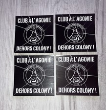 lot de 3 stickers Paris SG PSG