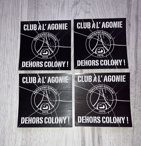 Lot stickers paris sg - de, 3