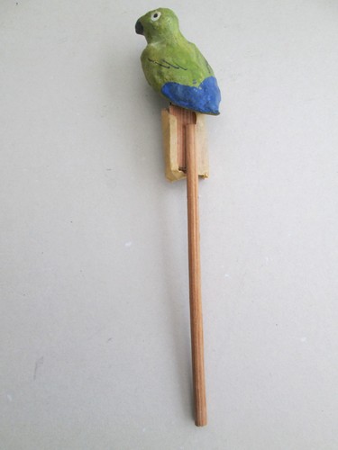 Perroquet papier maché fin - en,