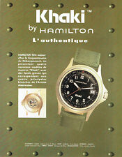 Publicité advertising 118  1994   montre Khaki  by Hamilton