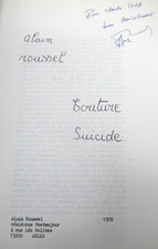 ALAIN ROUSSEL ECRITURE SUICIDE 1978 EO ENVOI Signé RARE SURREALISME POESIE