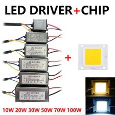 10W 20W 30W 50W 70W 100W LED Puce Chip LED Driver High Power Supply Imperméable