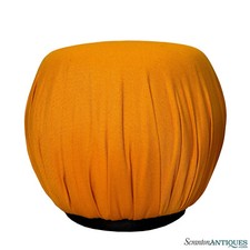 Mid-Century Large Orange Tweed