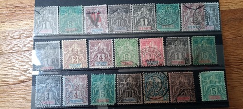Timbres colonies françaises - timbres,