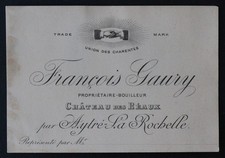 Carte de visite Chateau des