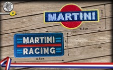 Patchs Écussons Martini Racing à thermocoller ou à coudre