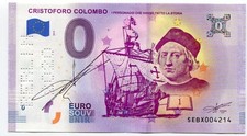 Billet souvenir COLOMBO 2019 BERLIN 0 euro signature originale par Richard Fa...