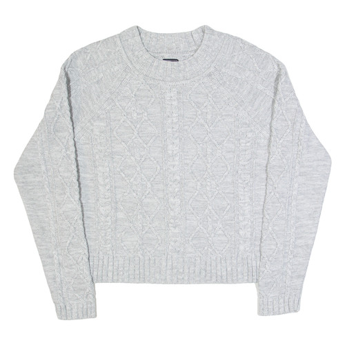 Gap pull femme gris tricot - gris,