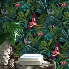 Rasch Portefeuille XII Tropical " Rainforest " Papier Peint Multi 214727 Fleurs