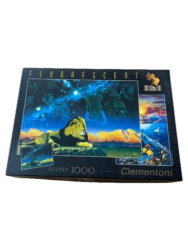 Clementoni fluorescent puzzle - clementoni,