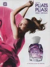 Publicité papier Parfum. Perfume ad. ISSEY MIYAKE Pleats Please 2013