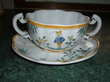 ANCIEN BOL SOUCOUPE A BOUILLON