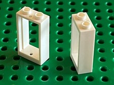 2 x Fenetre LEGO white Window