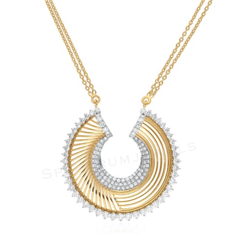 Pendentif rond diamant - rond, de