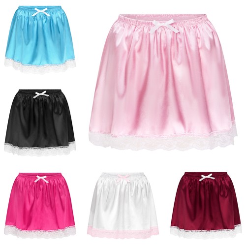 Satini frilly lace sissy - lace,