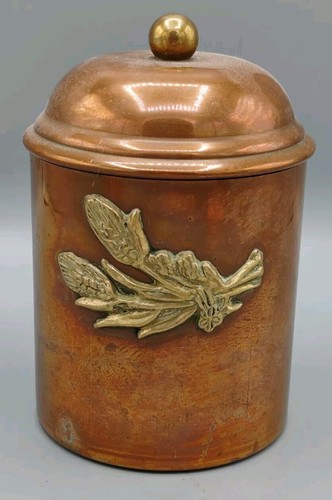 Pot cuivre décor épi - en,