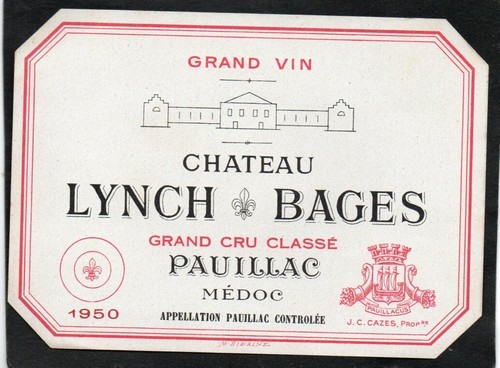 Pauillac gcc etiquette chateau - etiquette,