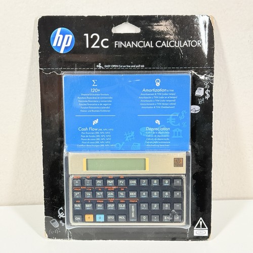 12c financial calculator - hp,