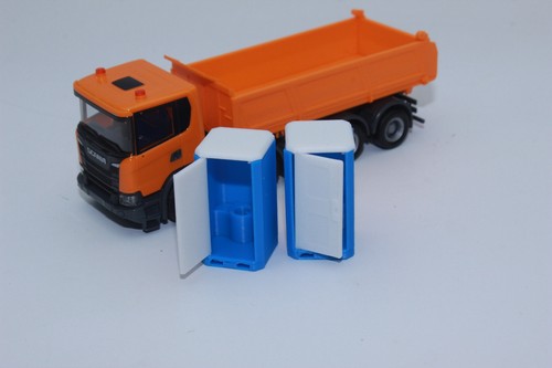 Toilettes chantier klo 87 - 2x, 1:87