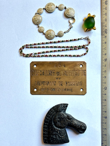 Ancien lot bijoux vitrine - ancien,