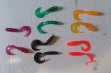 Lot 10 Leurres Souples Pêche Carnassiers