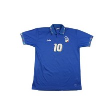 Maillot Italie vintage domicile N°10 R.BAGGIO 1994-1995