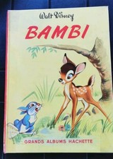 Walt Disney BAMBI /Grand Album Hachette de 1952 /TBE- Très Beau