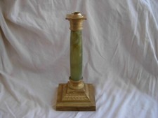 PIED DE LAMPE A PETROLE BRONZE