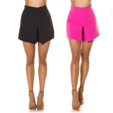 Jupe Pantalon Femme Élégante Skorts Shorts Taille Haute Neuf