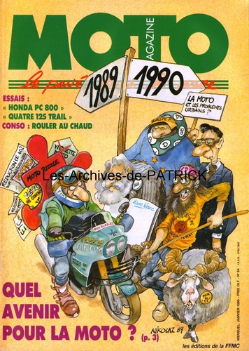 Moto magazine honda 800 - moto,