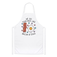 We Go Together Comme Bacon & Œufs Chef Tablier Drôle Saint Valentin Jour Cuisine