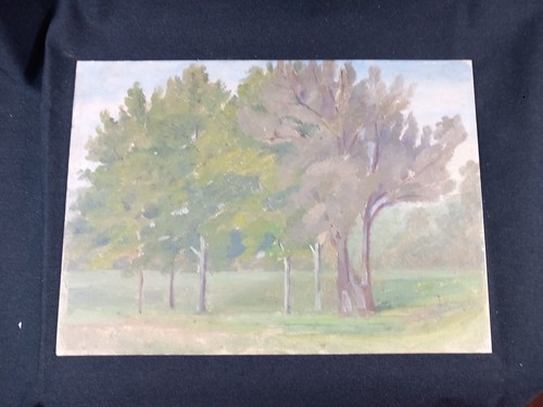 Art deco landscape painting - art,