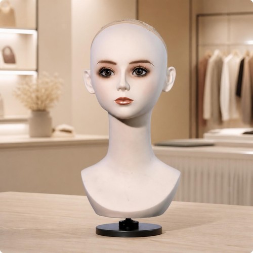 Tête mannequin féminine - tête, de