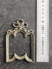 Ancien Cadre Photo Bronze