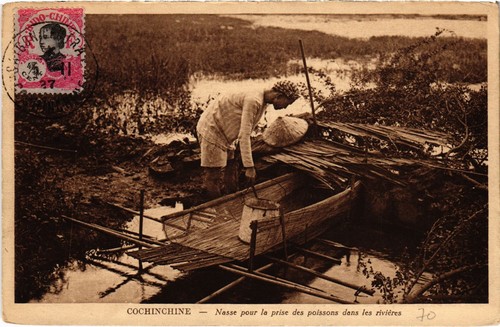 Cpa nasse pour - cpa,