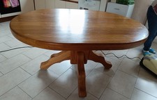table chêne massif , ovale 