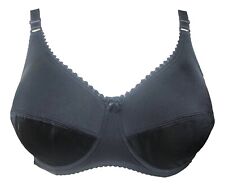 Soutien gorge 100E uni noir lingerie femme grande taille
