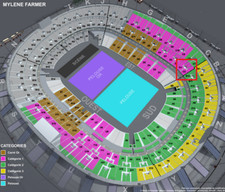 2 Places Mylène Farmer Stade de France 27 septembre 2024 catégorie 1
