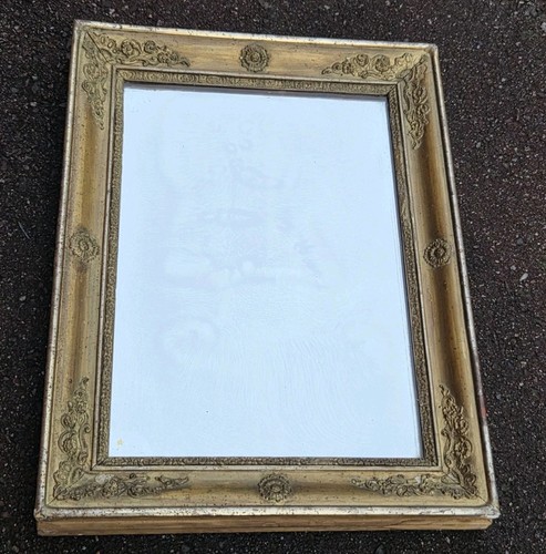 Miroir français ancien cadre - miroir, ancien,