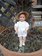 POUPÉE ANCIENNE  BÉBÉ CARACTÈRE SFBJ 236  DIT SOURIANT HAUTEUR 33 cm