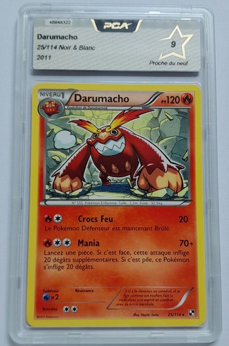 Carte pokemon pca - carte, darumacho