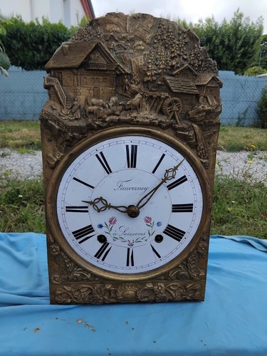 Mouvement horloge comtoise - mouvement, a