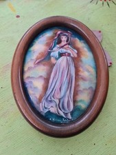 JOLIE VIERGE EMAUX LIMOGES A MOREAU